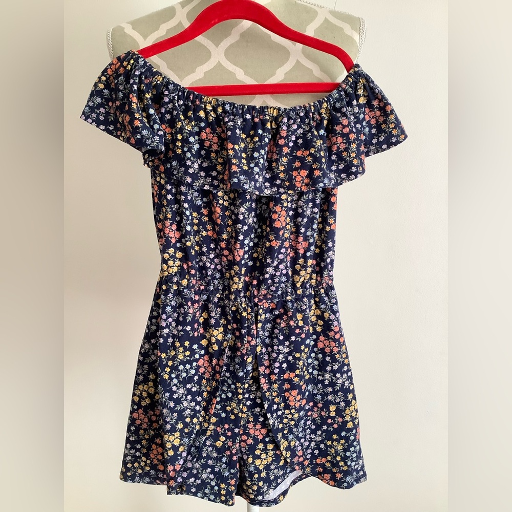 Girls Floral Romper